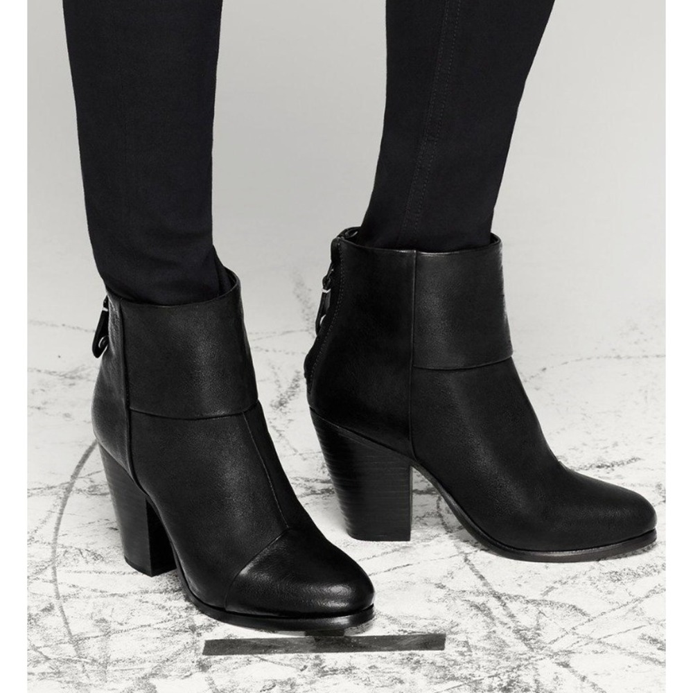 Rag & Bone The Classic Newbury Boot in Black sz 37